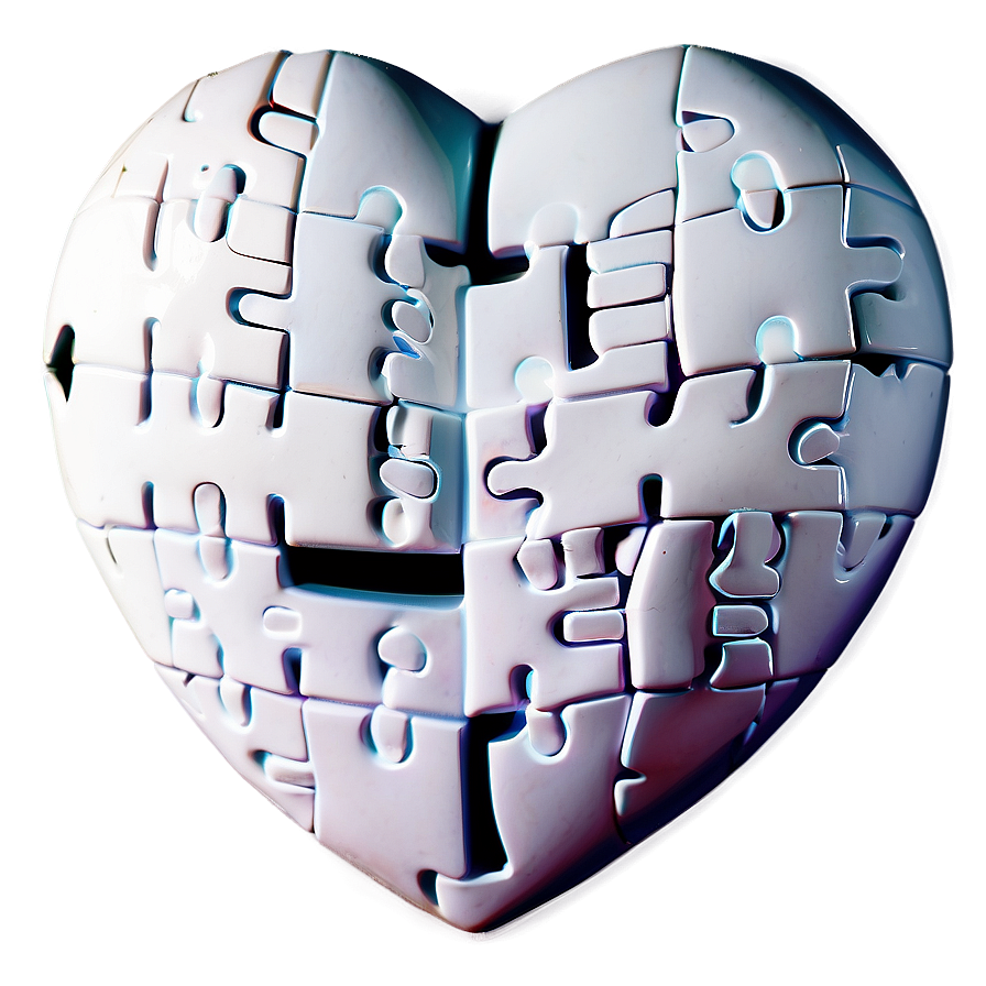 Download 3d Heart Puzzle Png 57 | Wallpapers.com