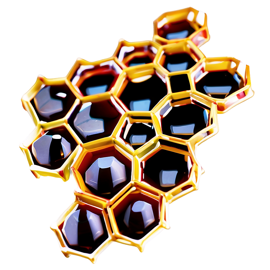 3d Honeycomb Model Png Ghg PNG