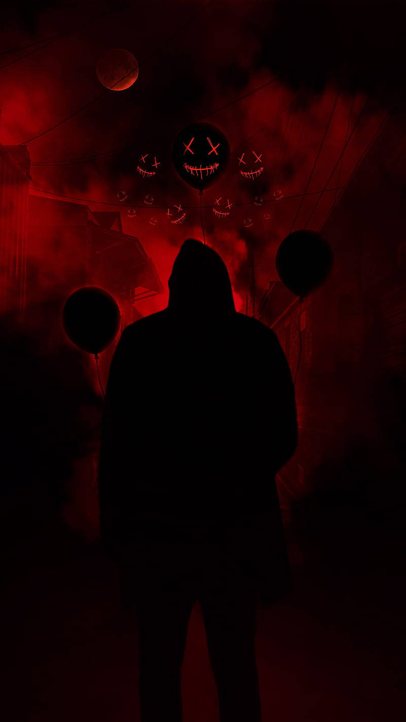 3d Horror Hooded Man Wallpaper