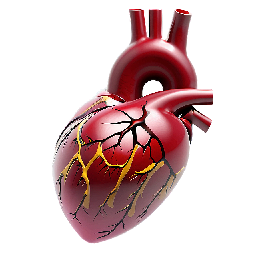 Download 3d Human Heart Png Pux | Wallpapers.com