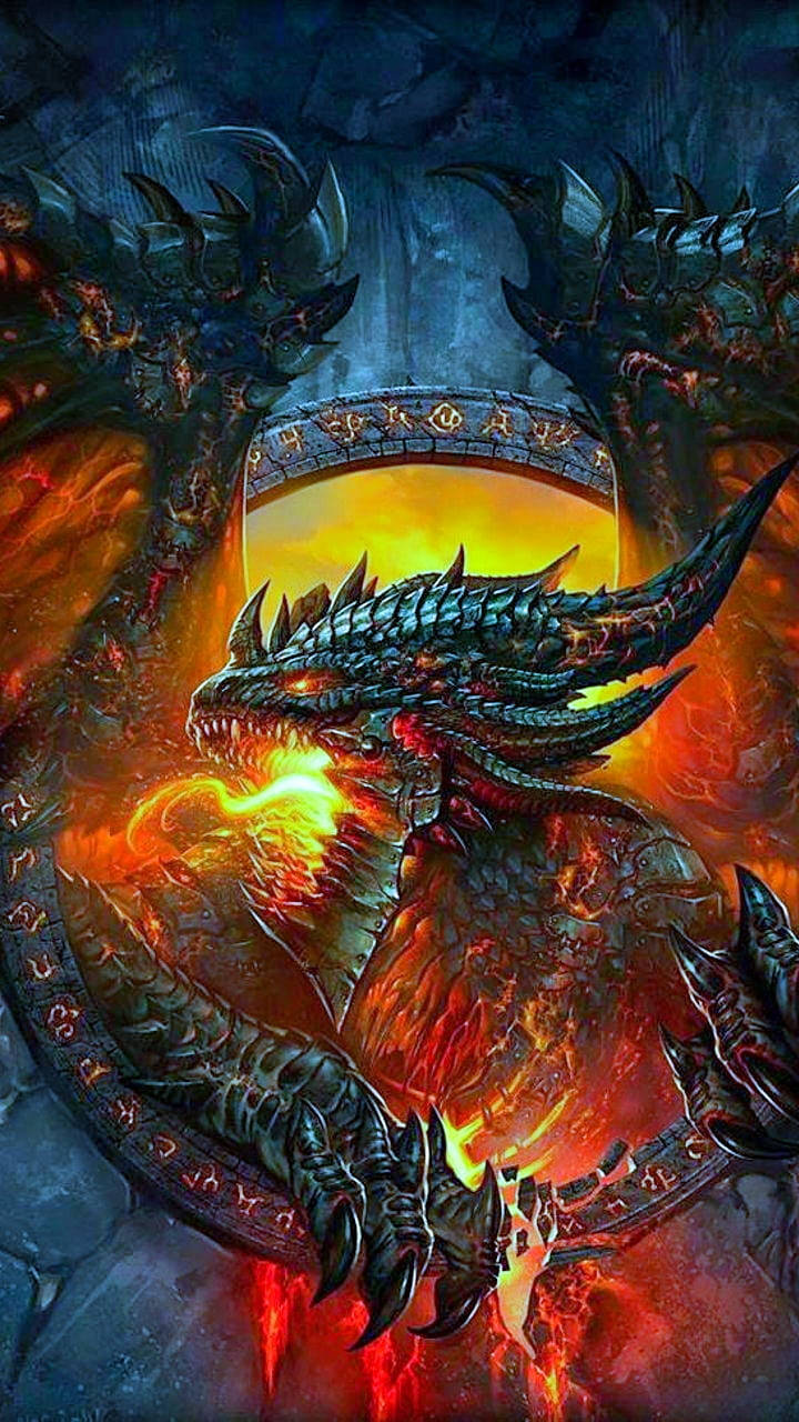 3d Illustration Of A Godzilla Dragon Wallpaper