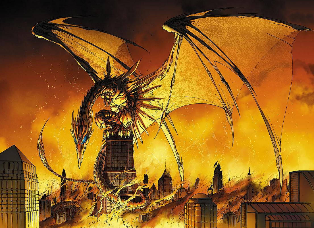 3d Illustration Of Dragon Menace Wallpaper