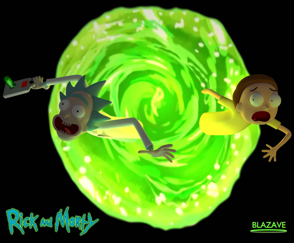 Ilustraciónen 3d De Rick Y Morty En 4k Fondo de pantalla