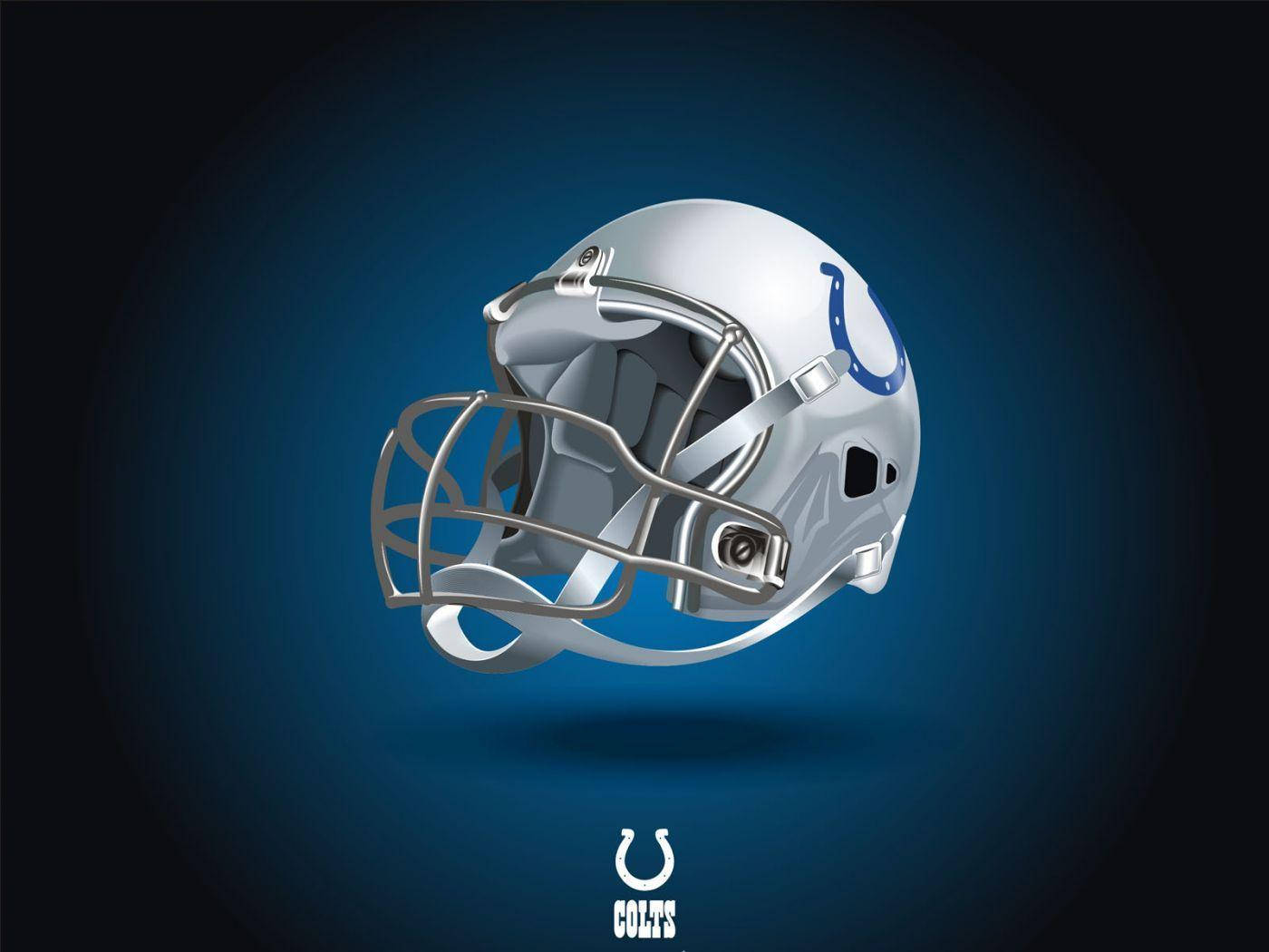 3D Indianapolis Colts Helmet Wallpaper
