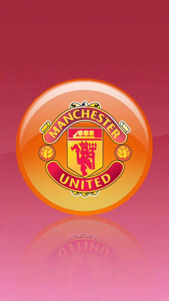 3d Iphone Manchester United Logo Wallpaper