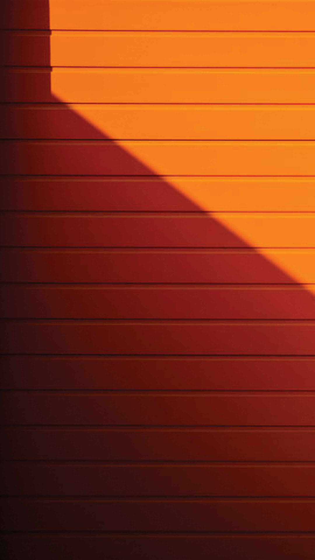 3d Iphone Two-toned Orange Wall