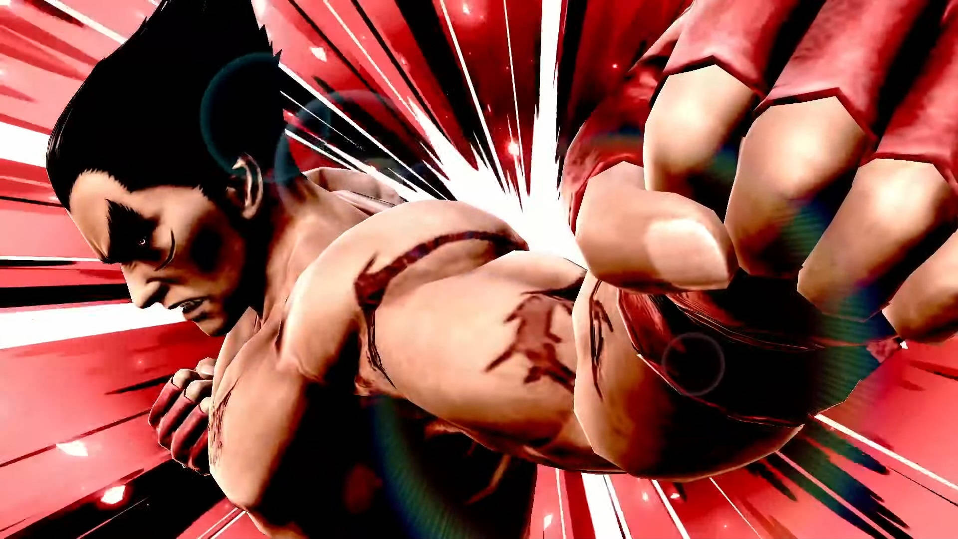 3D Kazuya Mishima Punching Stance Wallpaper