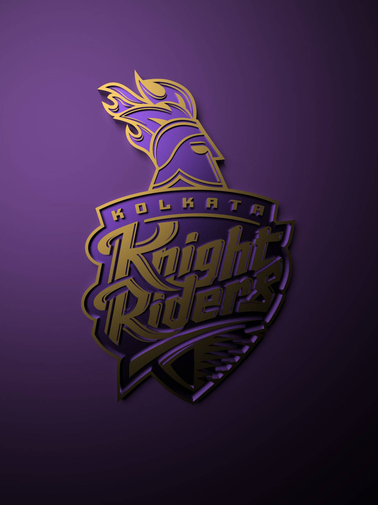 Download 3d Kolkata Knight Riders Logo Wallpaper 