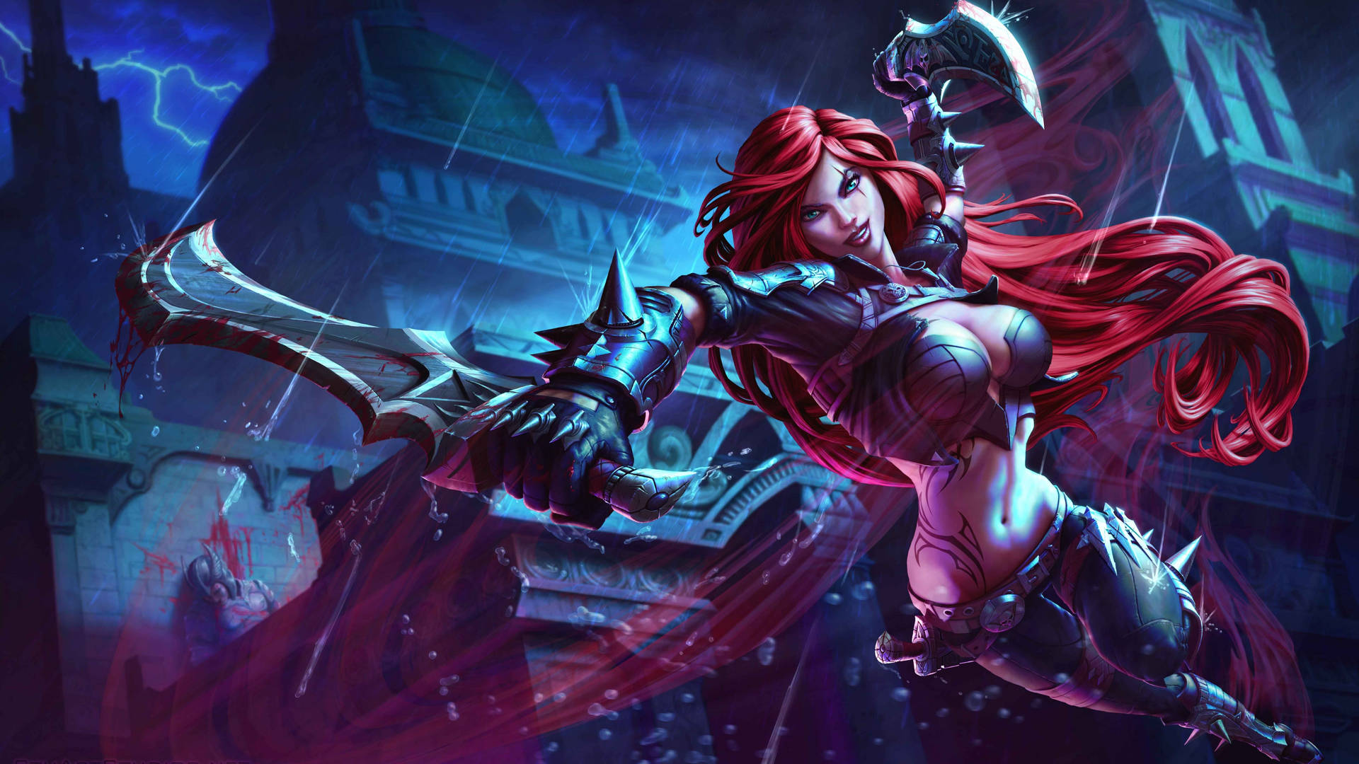 3D champions of the League of Legends Wallpaper