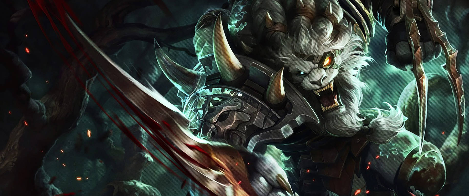 Unleash your inner gaming hero with 3D League Of Legends Wallpaper