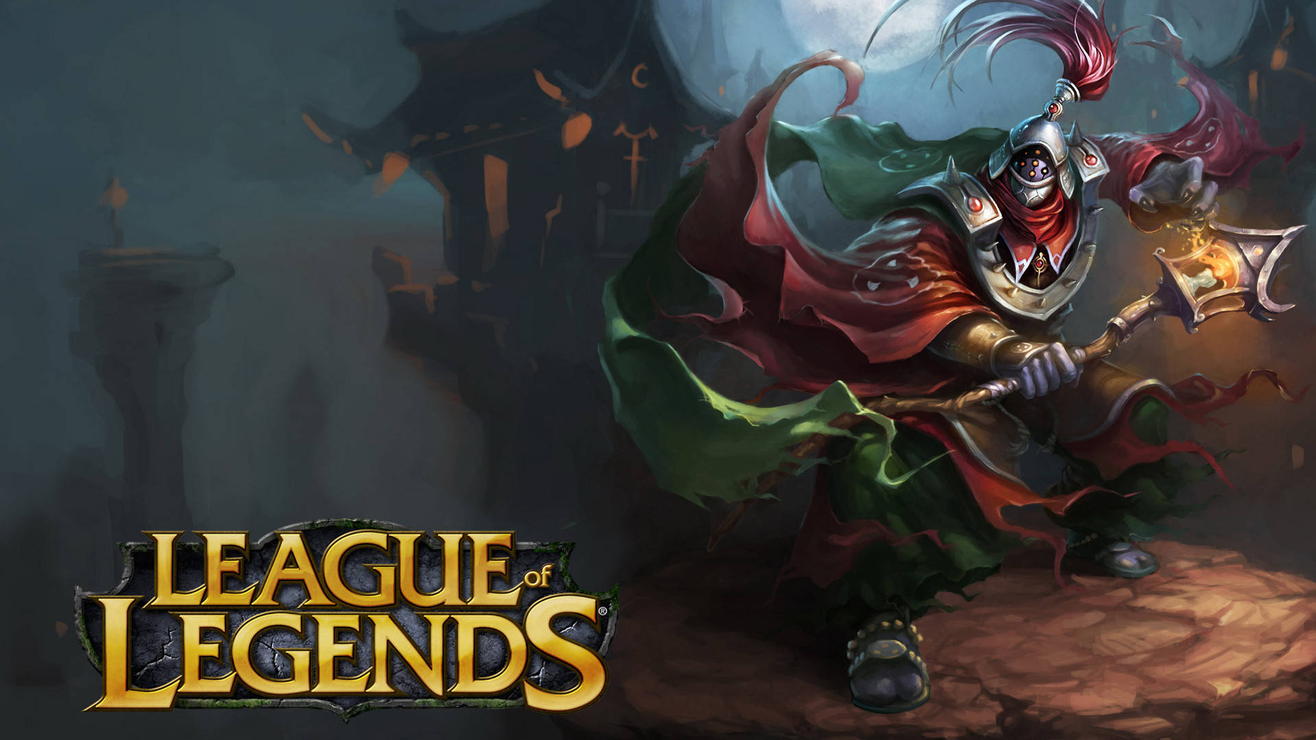 3d League Of Legends Poster Wallpaper