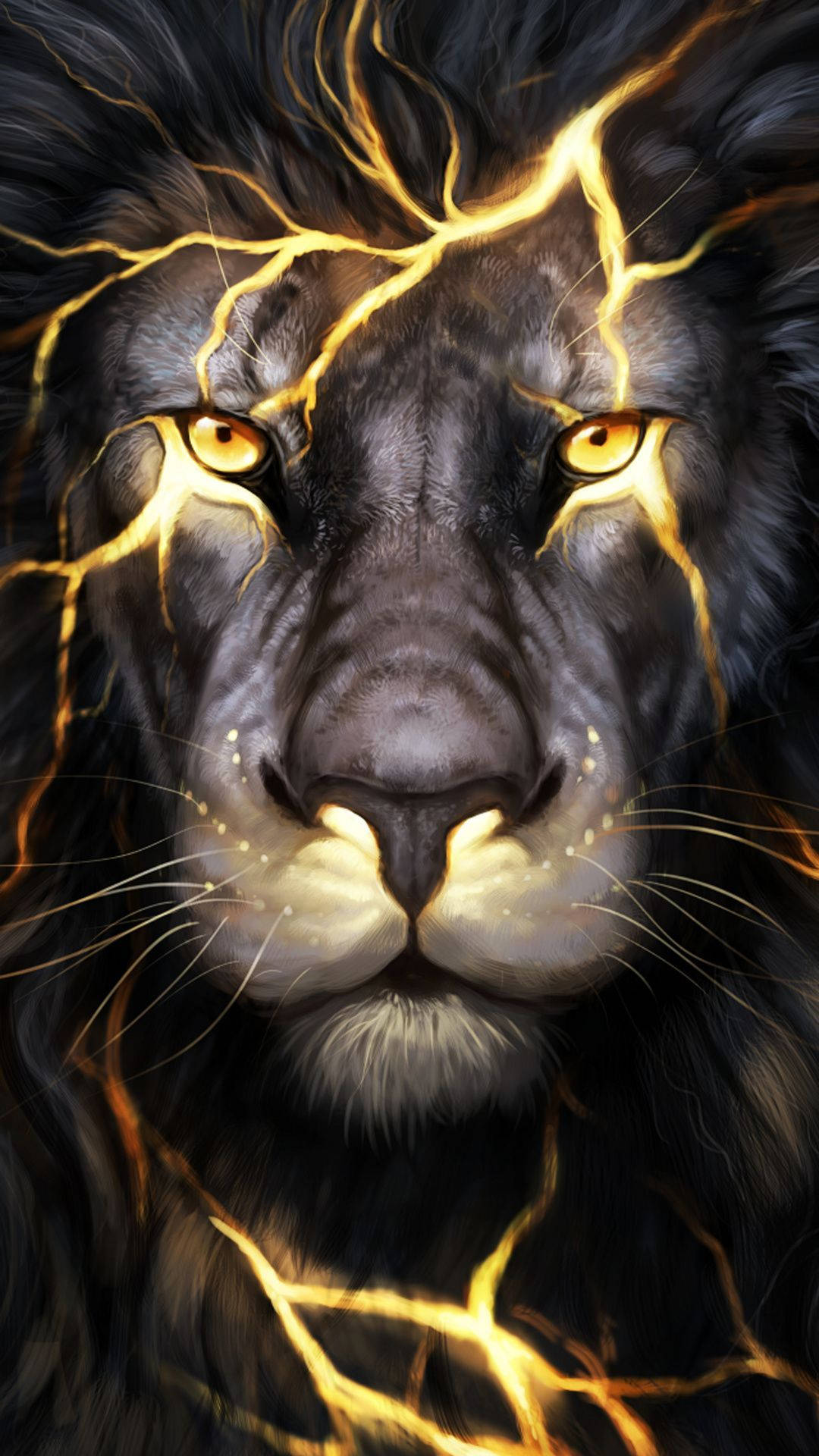 3d Lion Backdrop Cool Illustration Picture