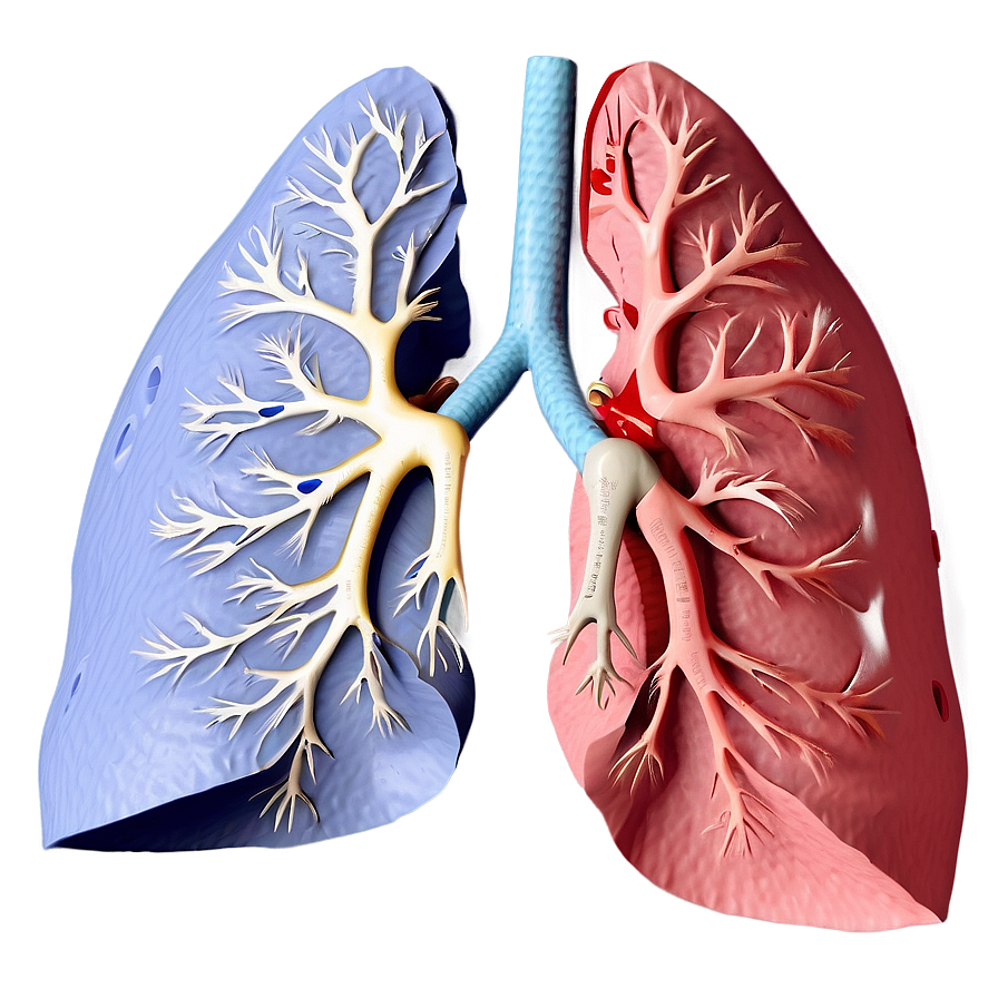 3d Lung Model Png 14 PNG