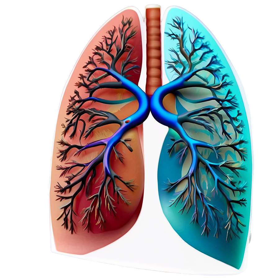 3d Lung Model Png Mym86 PNG