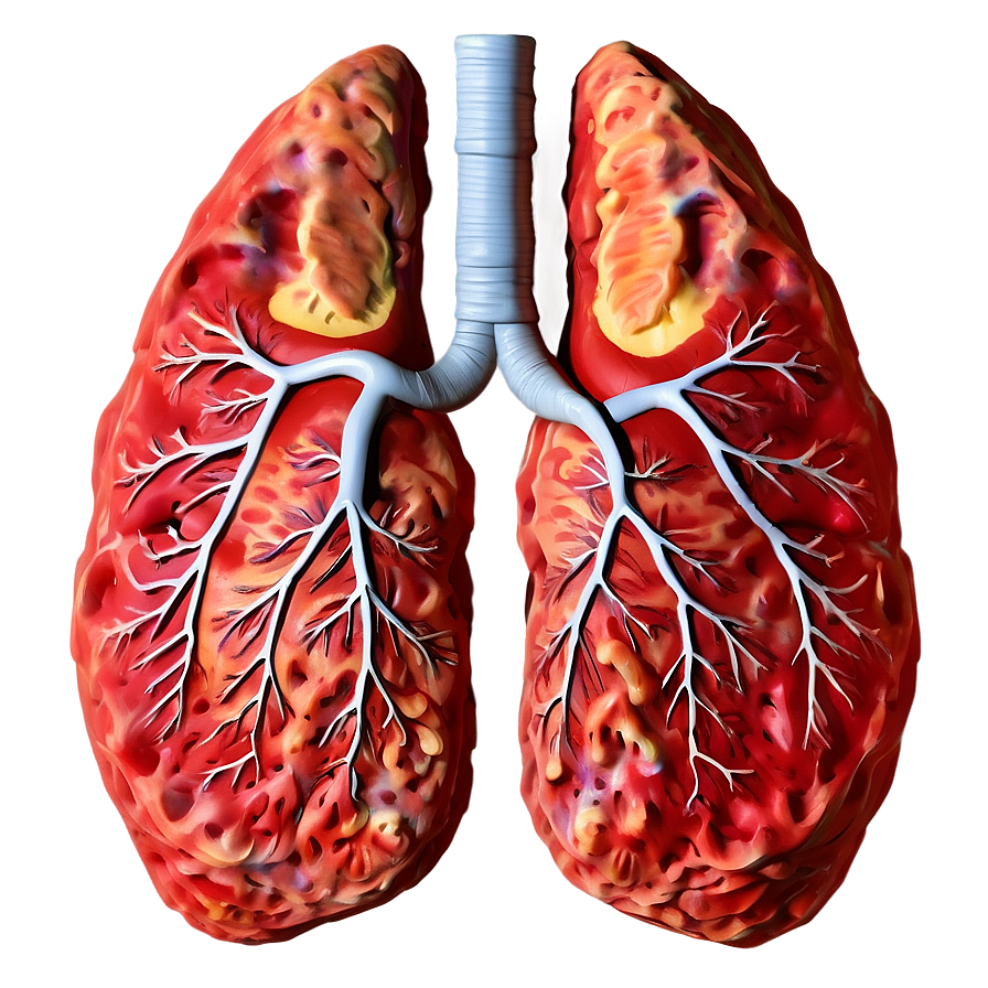 3d Lung Model Png Syl32 PNG