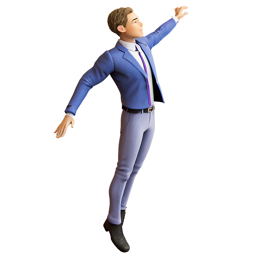 3d Man Action Pose Png 06272024 PNG