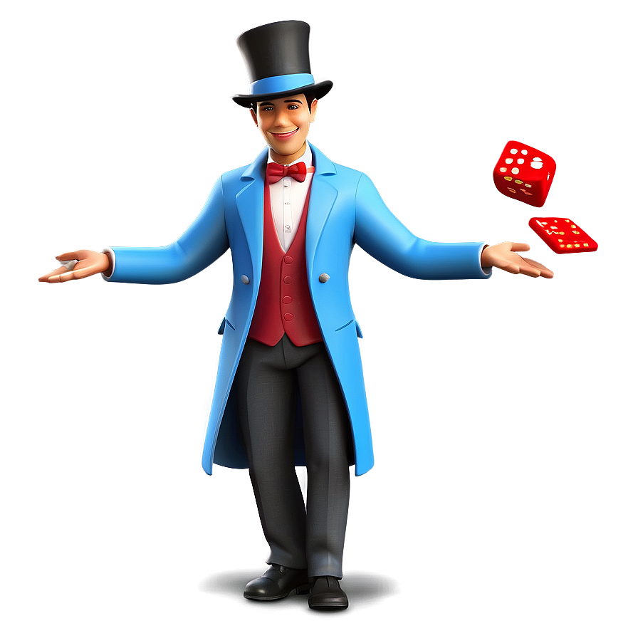 3d Man Magician Png Tve70 PNG