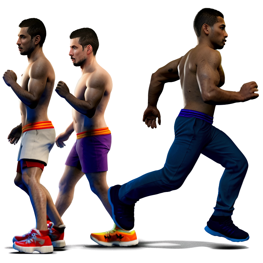3d Man Running Png 2 PNG