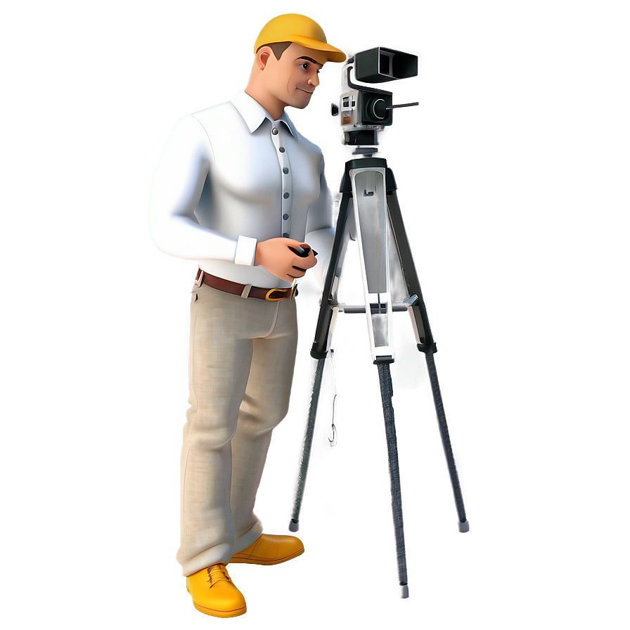 3d Man With Camera Png Wiy PNG