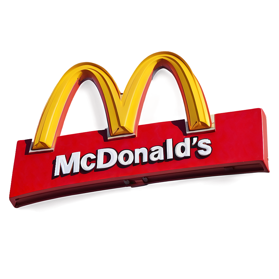 3d Mcdonald's Logo Png Jng PNG