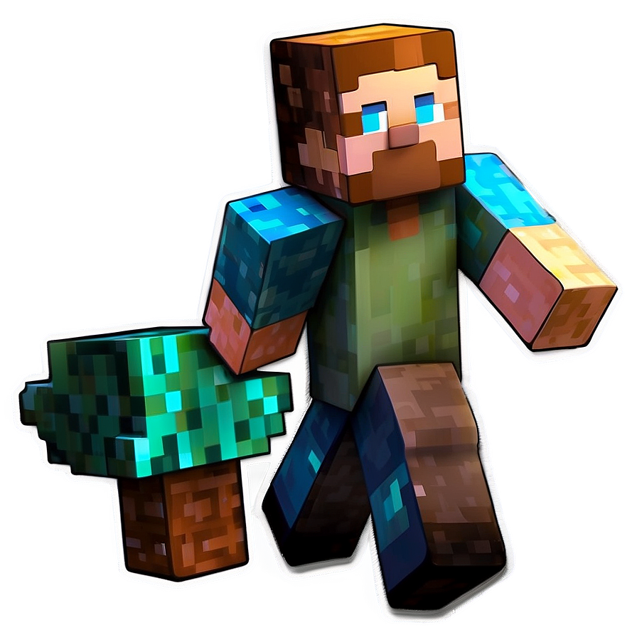 3d Minecraft Characters Png Urv PNG