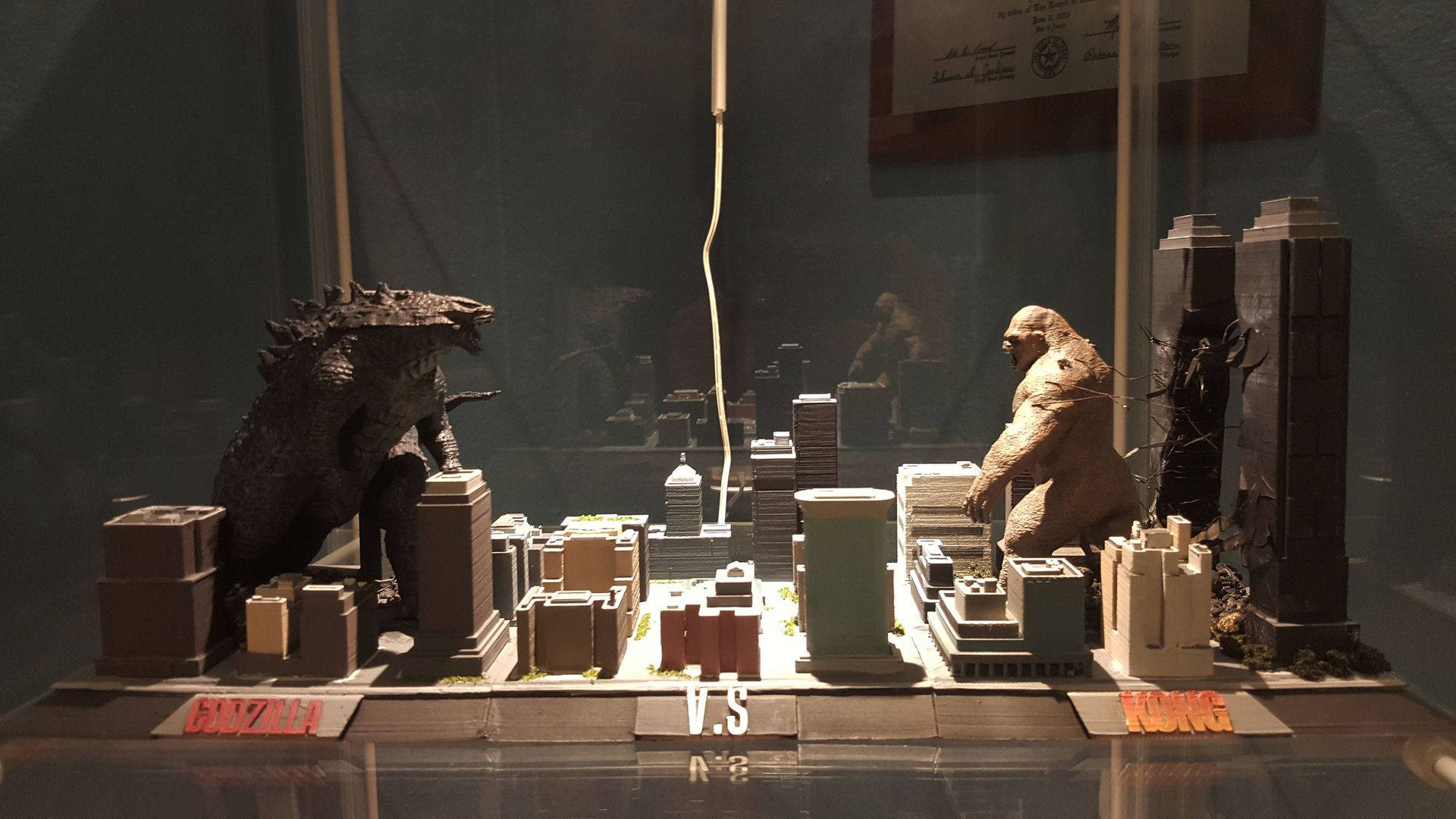 3d Miniature Of Godzilla Vs Kong