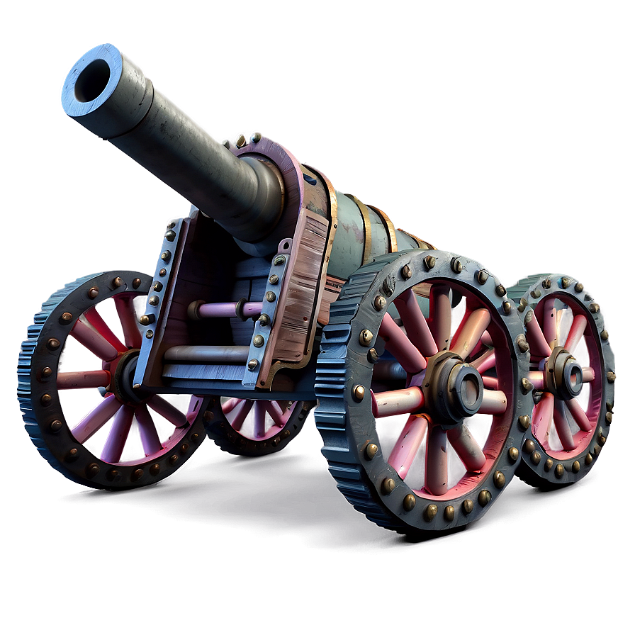 3d Model Cannon Png 05242024 PNG