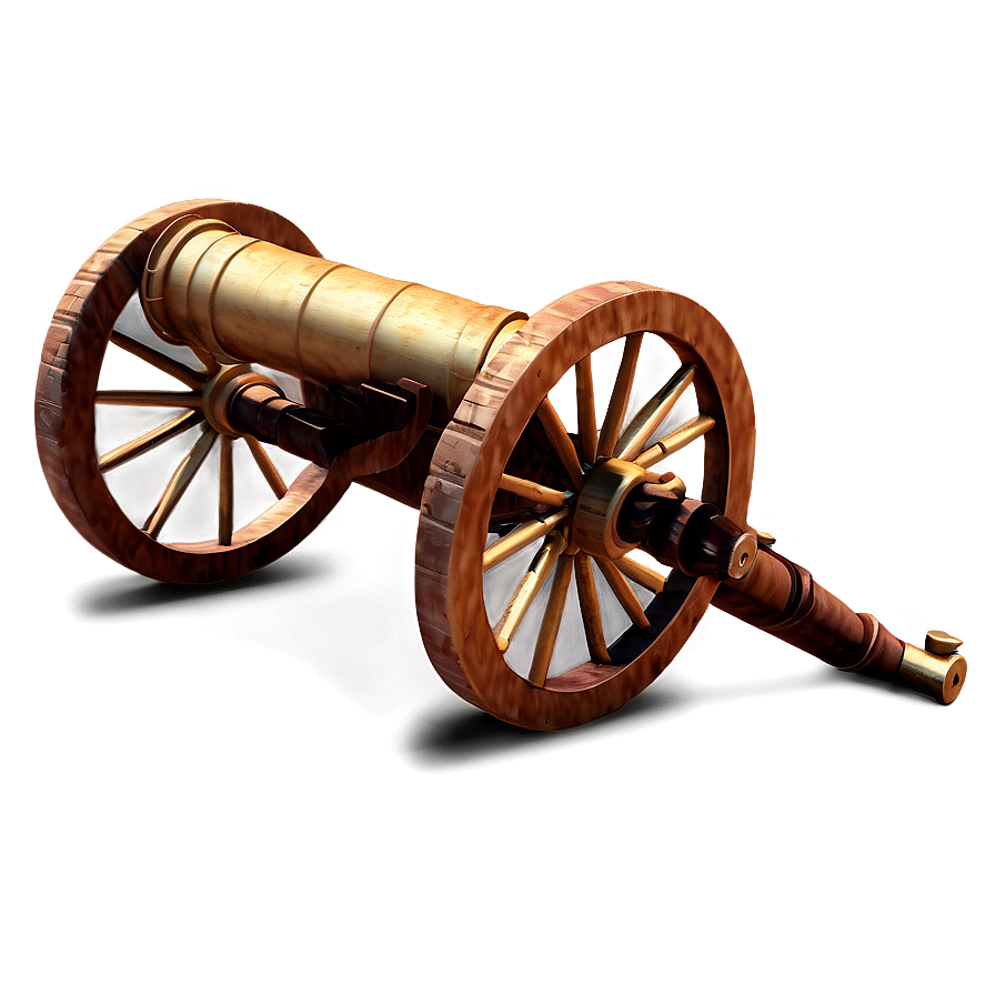 3d Model Cannon Png 05242024 PNG