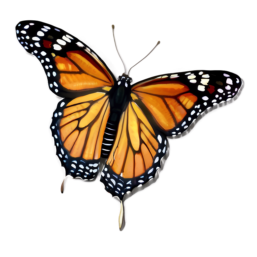 3d Monarch Butterfly Png Sxr PNG