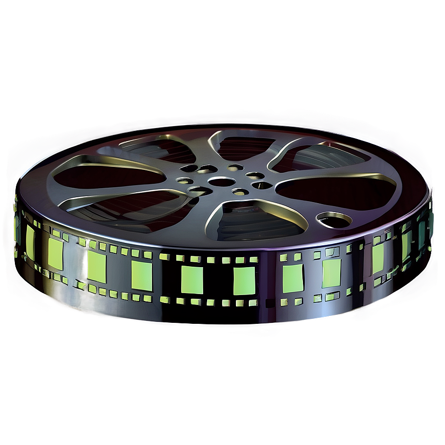 3d Movie Reel Png 06212024 PNG