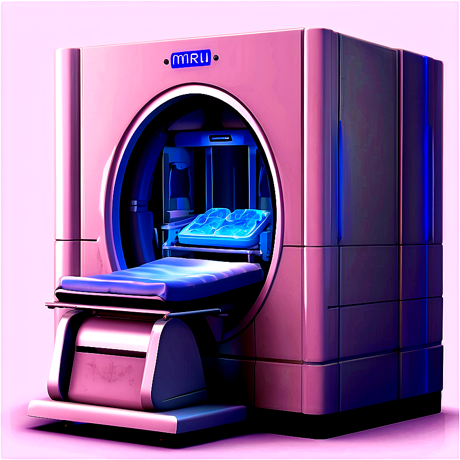 3d Mri Equipment Clipart Png 06252024 PNG