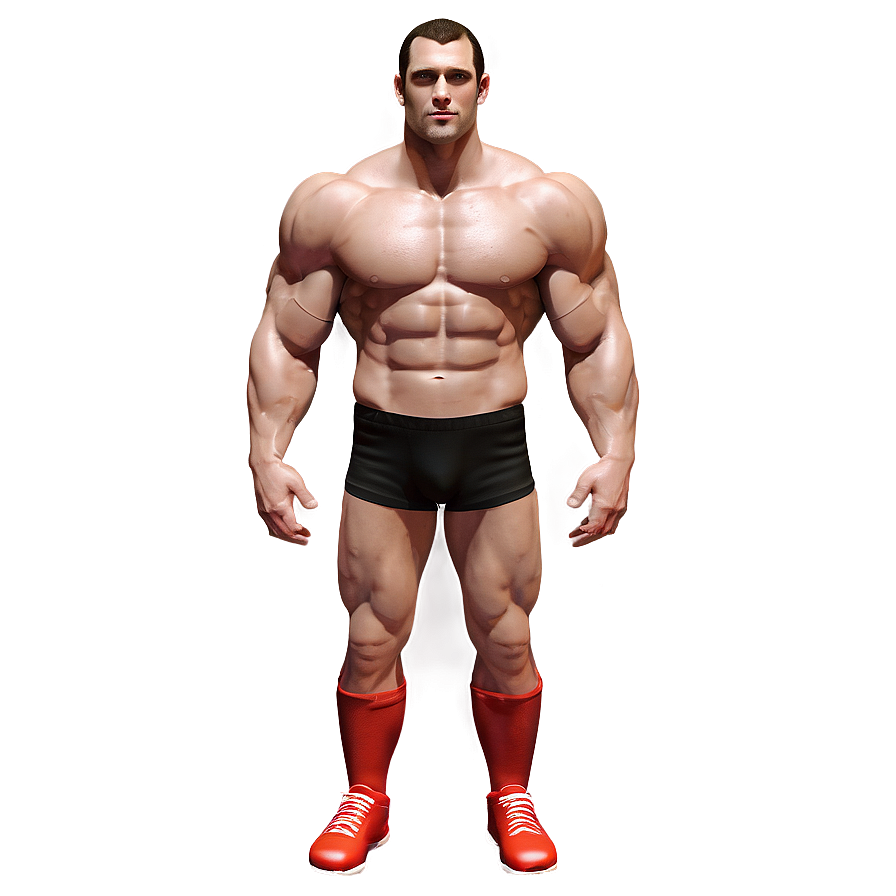 3d Muscle Man Png Cty22 PNG