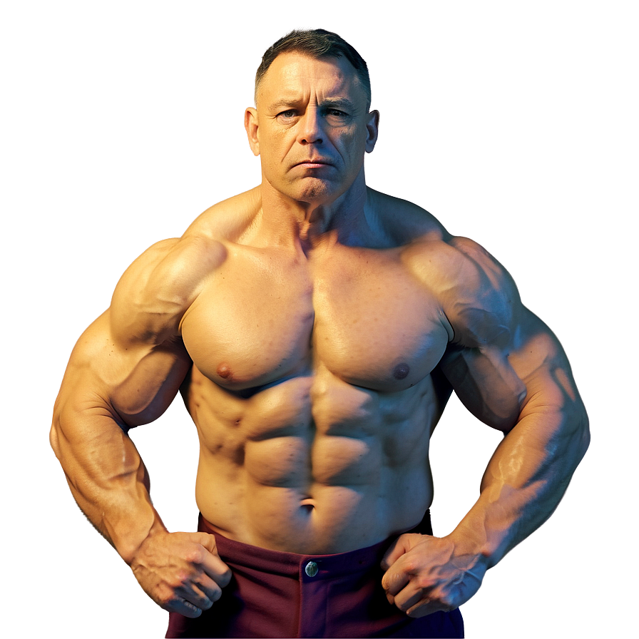 3d Muscle Man Png Wxa PNG