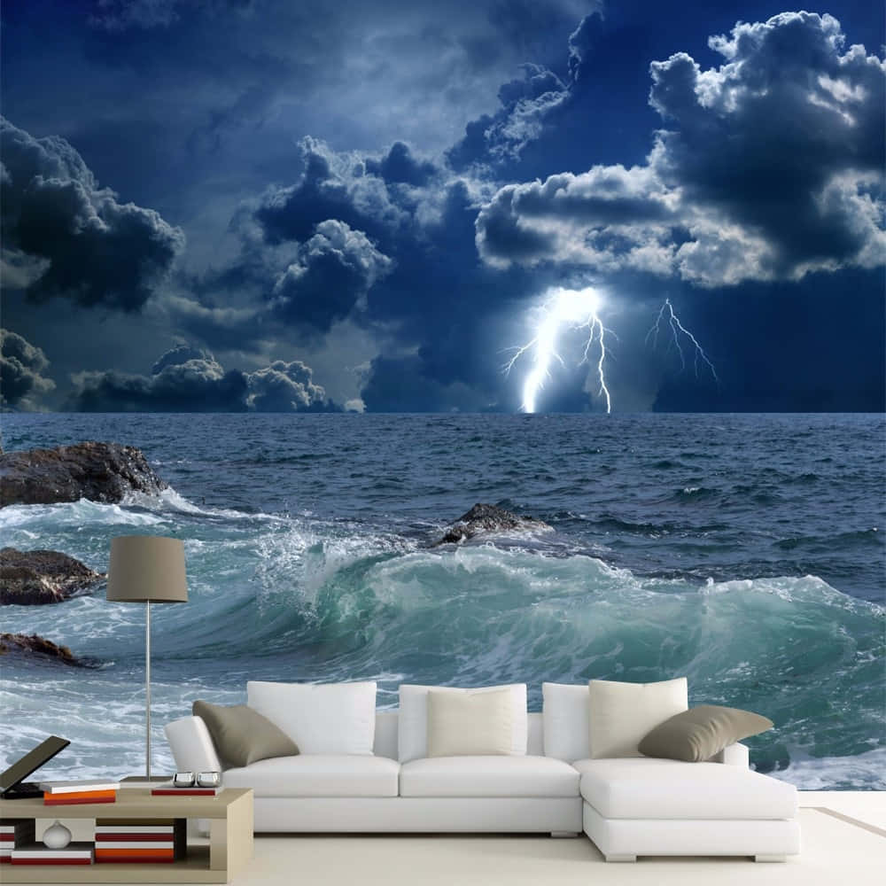 Enchanting 3D Ocean View Wallpaper