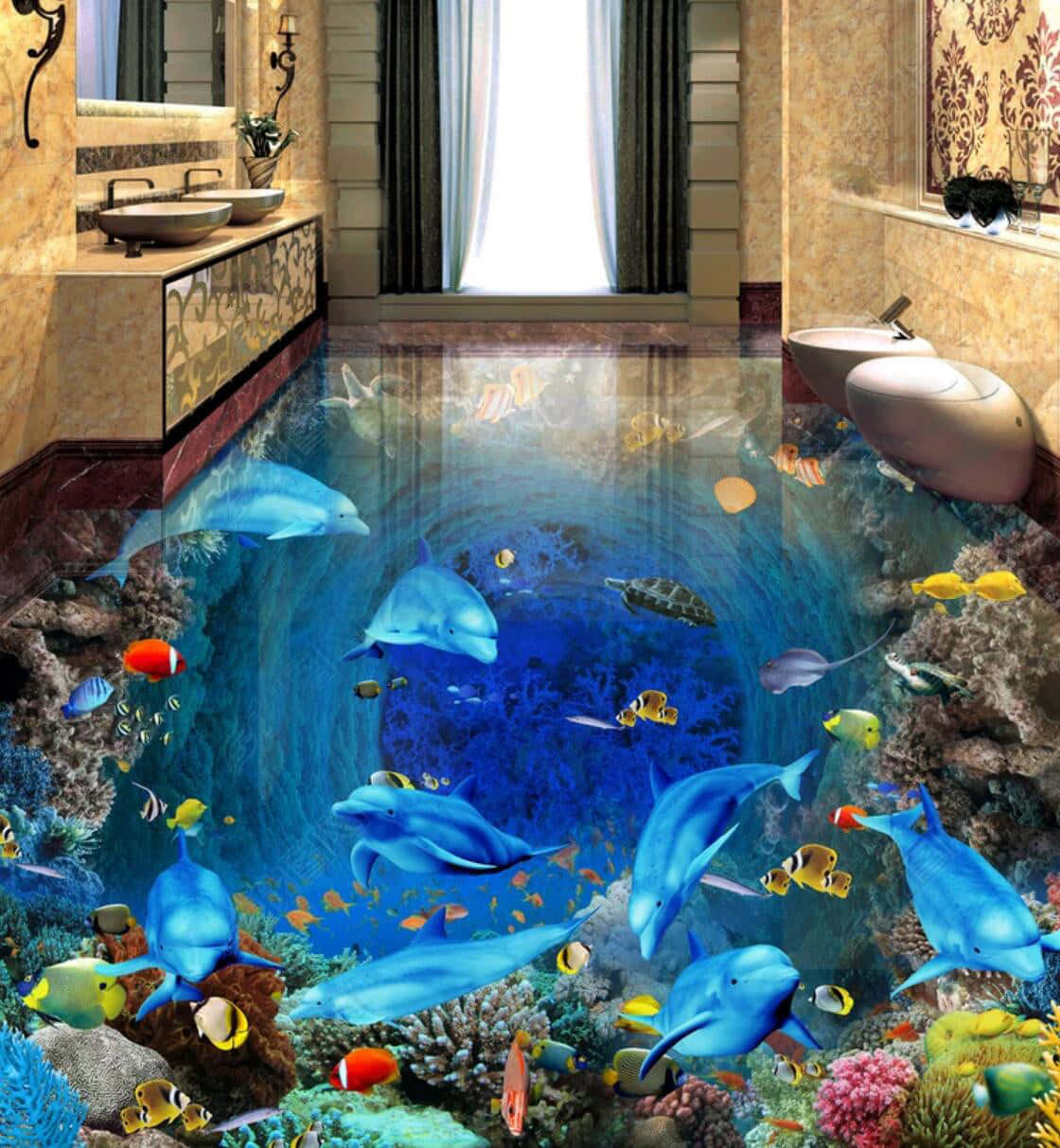 Majestic Underwater World Wallpaper
