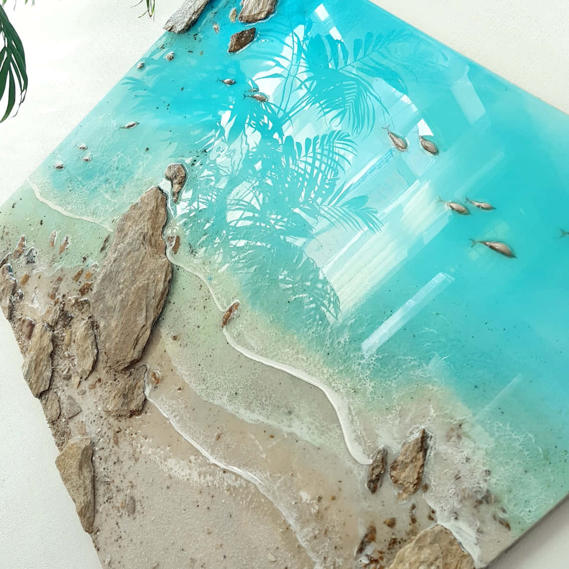 Spectacular 3D Ocean Rendering Wallpaper