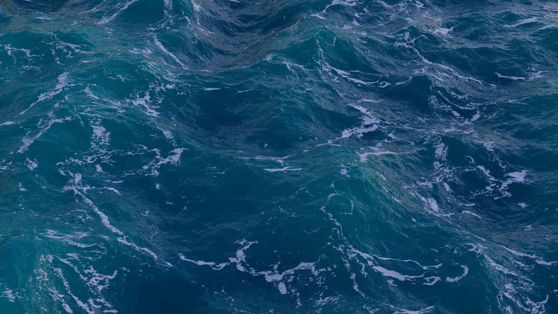 Impresionantevista Del Océano En 3d Con Luz Solar Brillante Fondo de pantalla