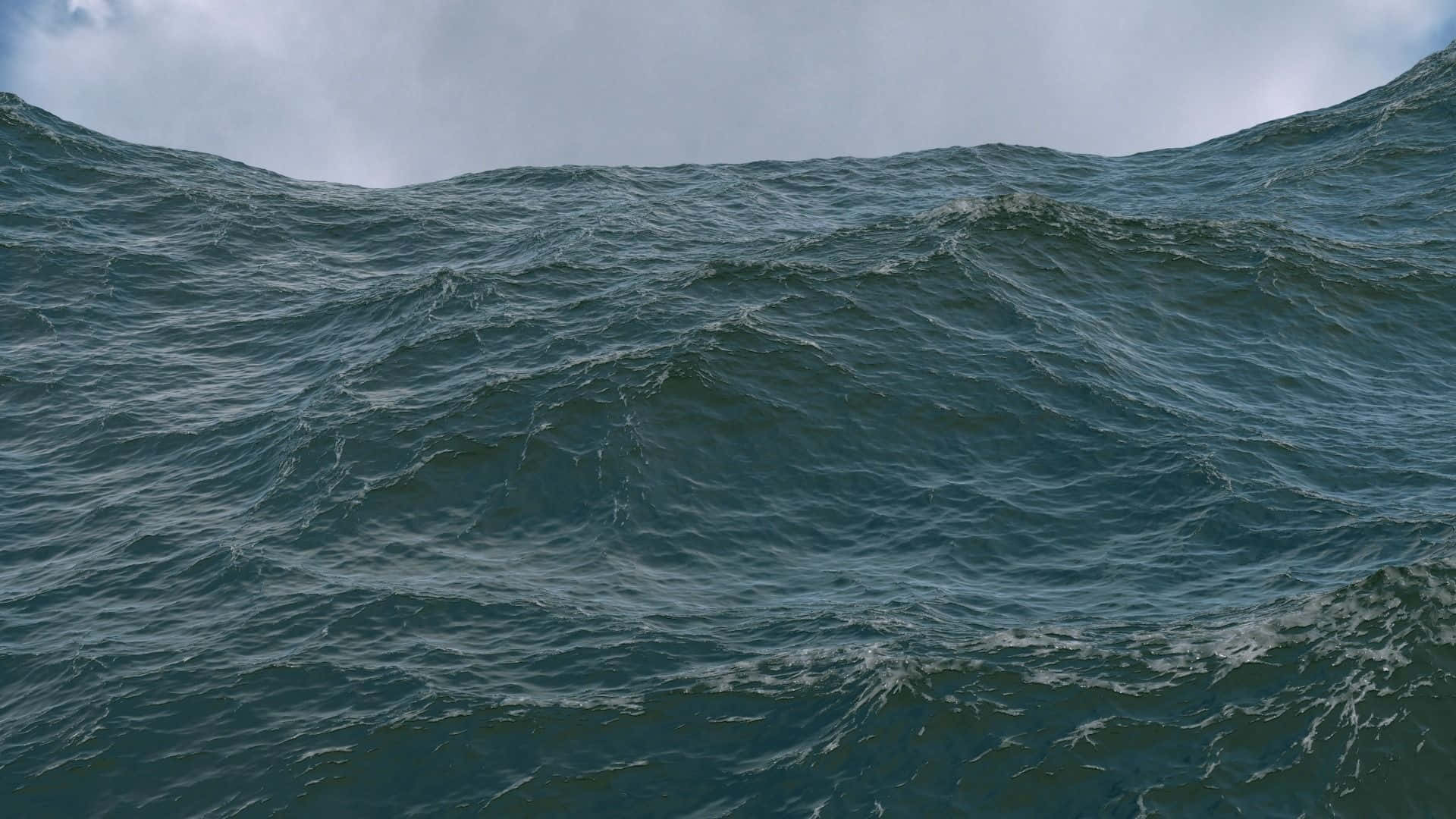 Majestic 3D Ocean Depths Wallpaper