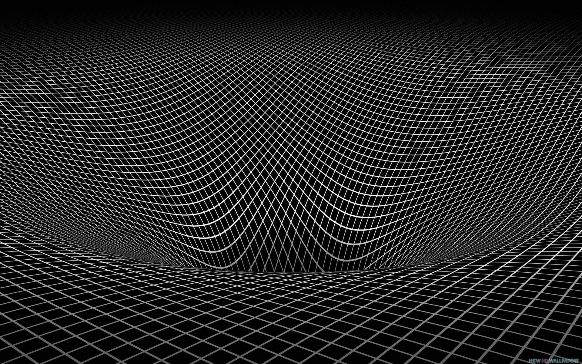 3d Optical Illusion Line Art Wallpaper
