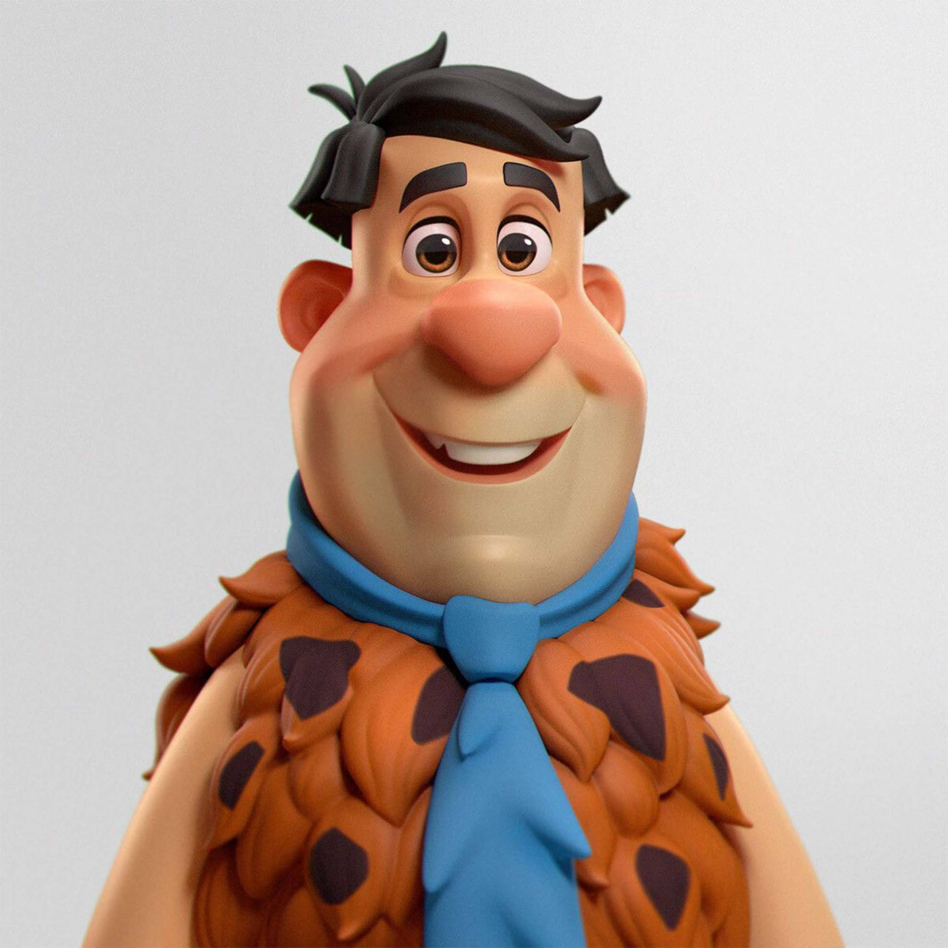 Modeloorgánico En 3d De Fred Flintstone Fondo de pantalla