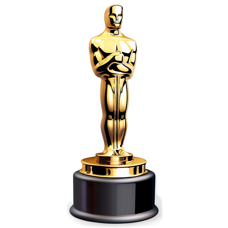 3d Oscar Award Png Chv87 PNG