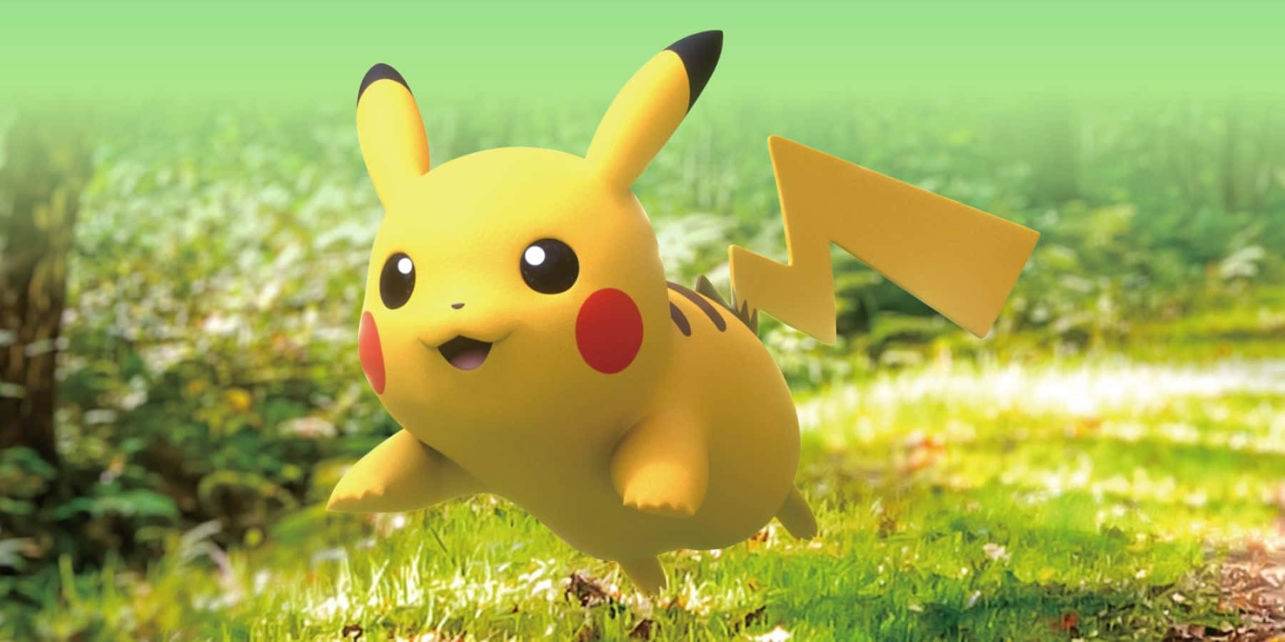 Treinepara Se Tornar Um Mestre Pokemon No Mundo 3d Do Pokemon Go. Papel de Parede