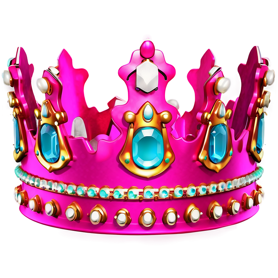 3d Princess Crown Model Png 05252024 PNG