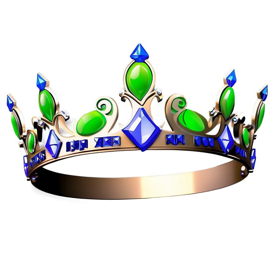 3d Princess Crown Model Png Avb PNG