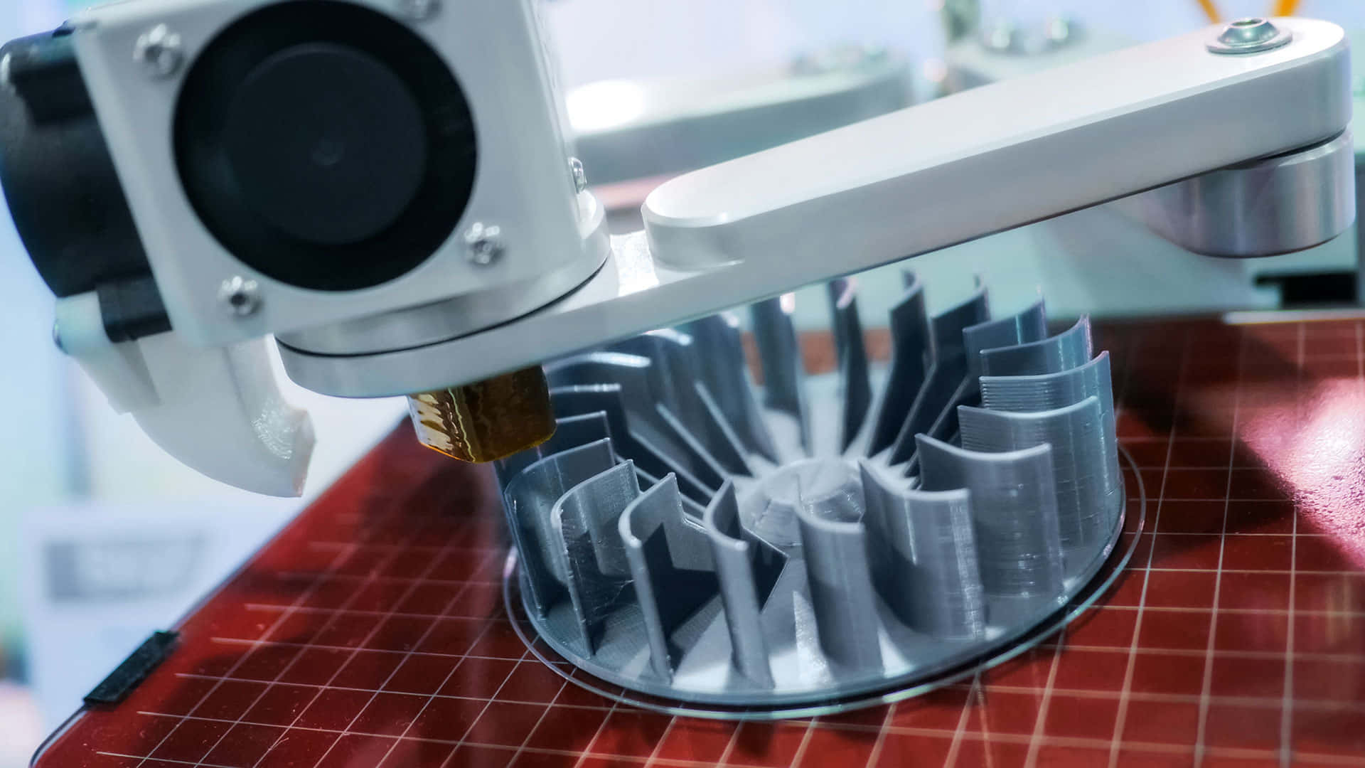 3D Printer in Action: Precision Printing for Modern Innovations Wallpaper