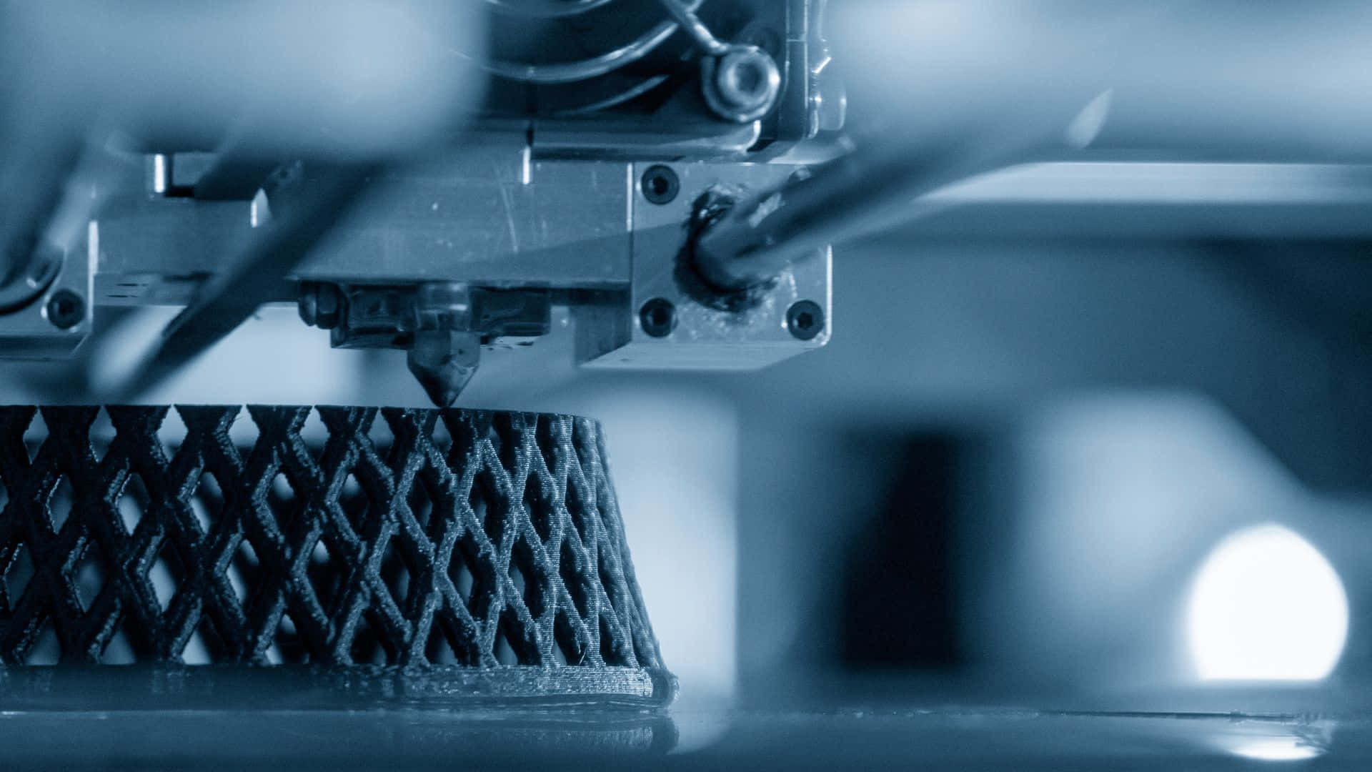 Innovative 3D Printer at Work Wallpaper