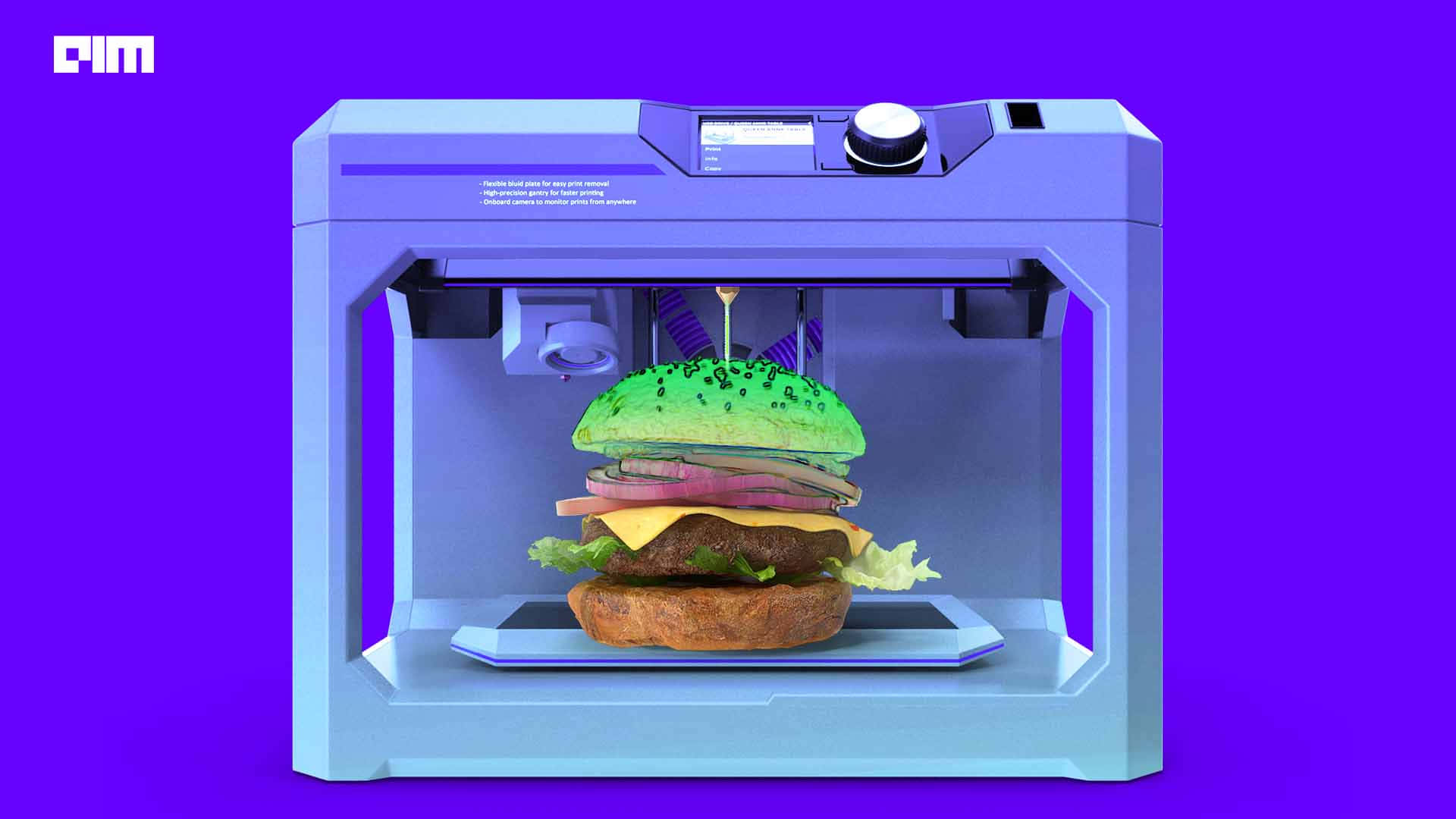 Advanced 3D Printer Creating Innovative Objects Wallpaper