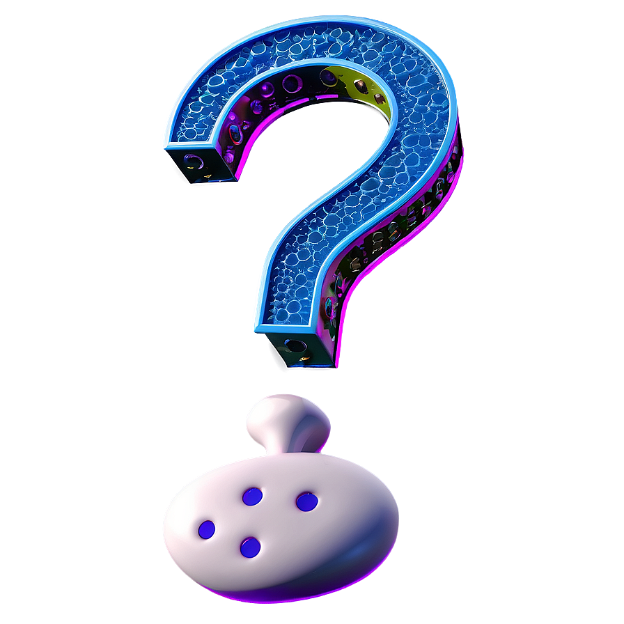 3d Question Mark Transparent Png 95 PNG