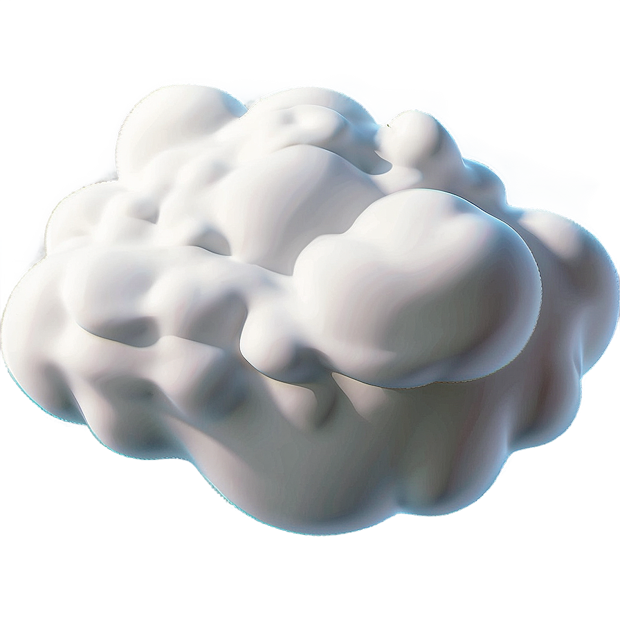 3d Rendered Cloud Png 04302024 PNG