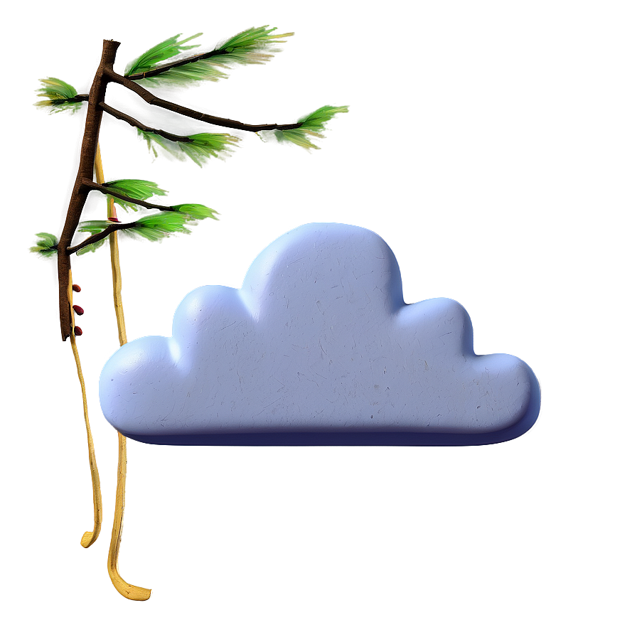 3d Rendered Cloud Png 04302024 PNG